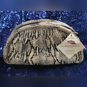 W.A. Thompson and Company Genuine Snakeskin Handbag